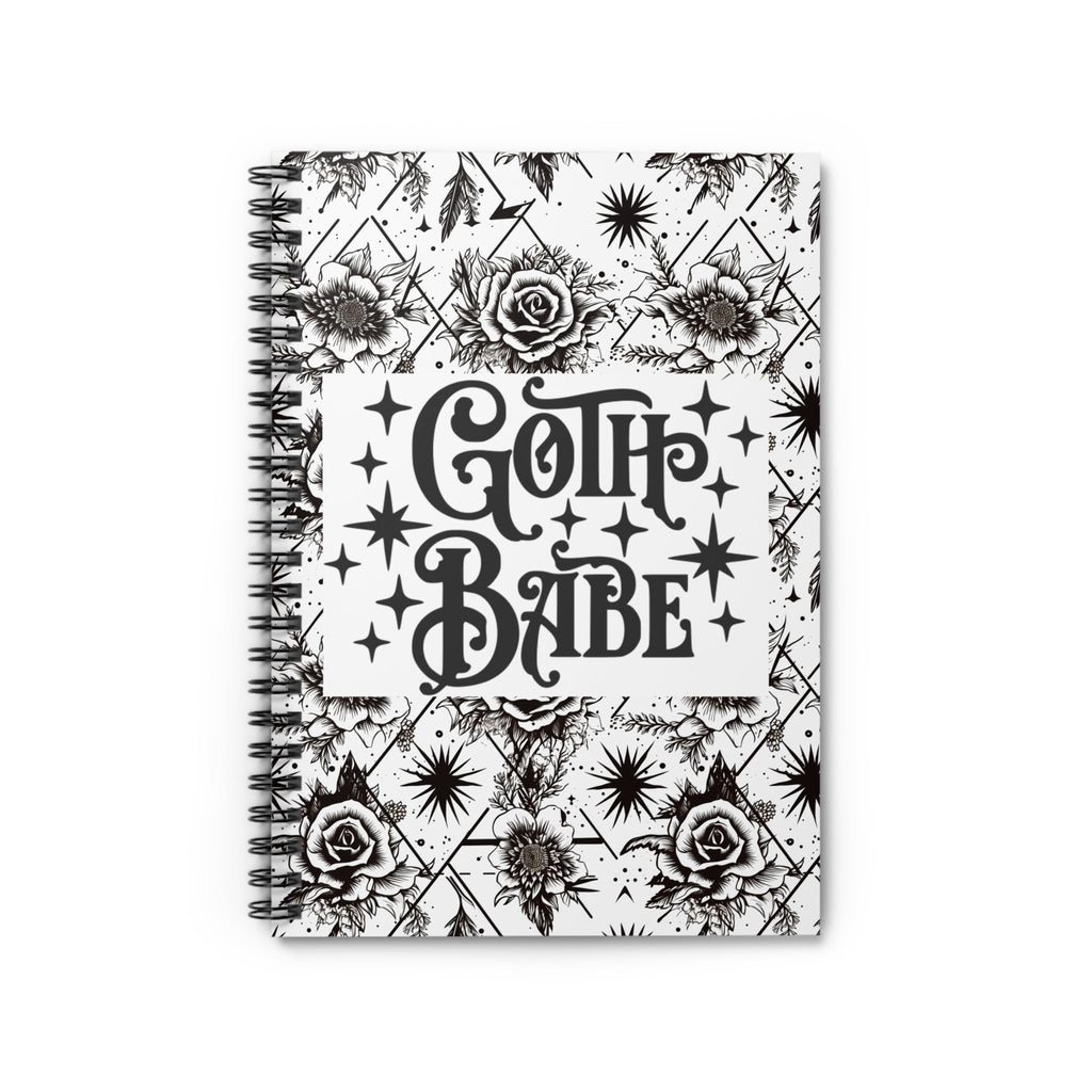 Goth Babe Spiral Journal Notebook