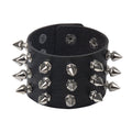 Deathspike Cuff Leather Bracelet